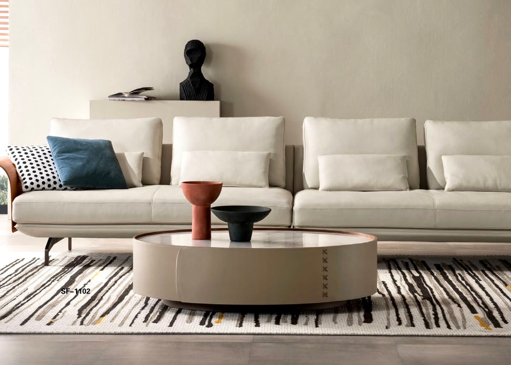 modern leather coffee table hk