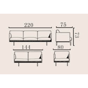 JACY Sofa series (in custom sizing)