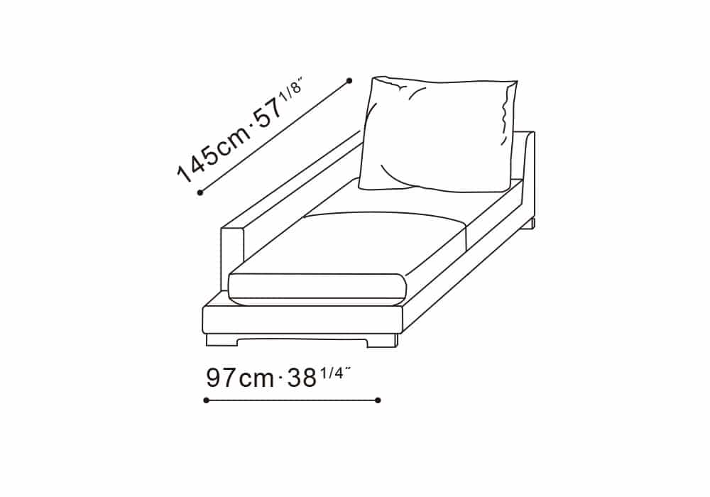 LAZY TIME L-Shape Sofa (in custom sizing)