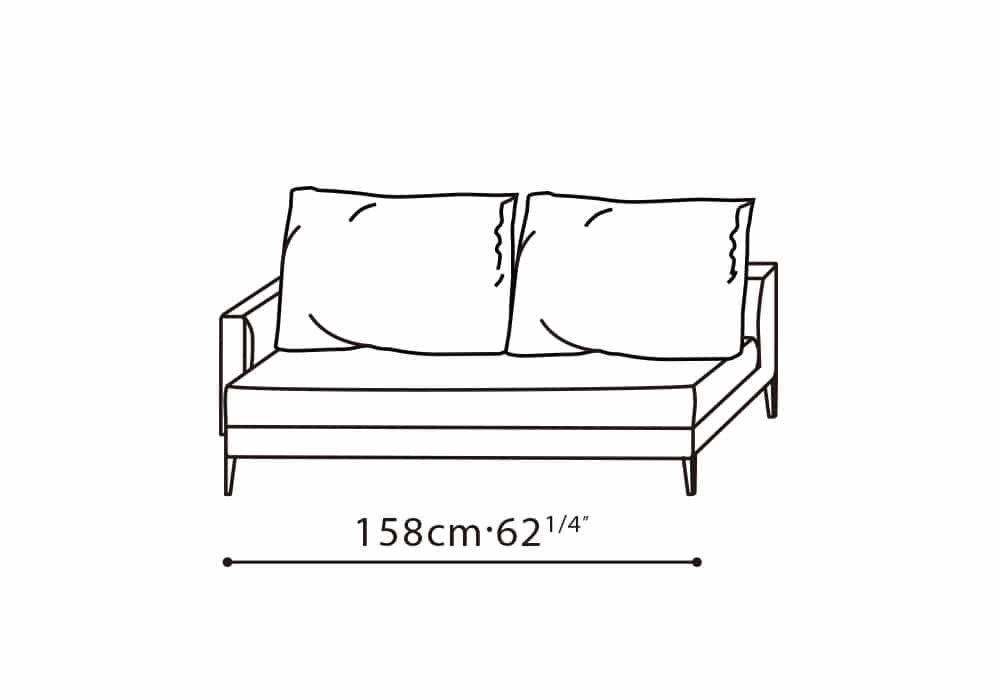 NOTTING L-Shape Sofa (in custom sizing)