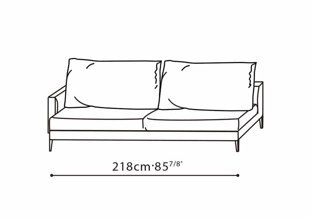 NOTTING L-Shape Sofa (in custom sizing)