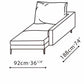 NOTTING L-Shape Sofa (in custom sizing)