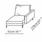 NOTTING L-Shape Sofa (in custom sizing)