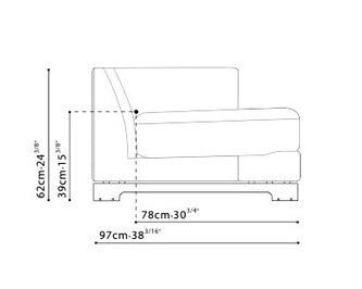 LAZY TIME L-Shape Sofa (in custom sizing)
