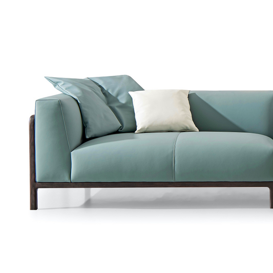 luxury blue leather sofa hong kong